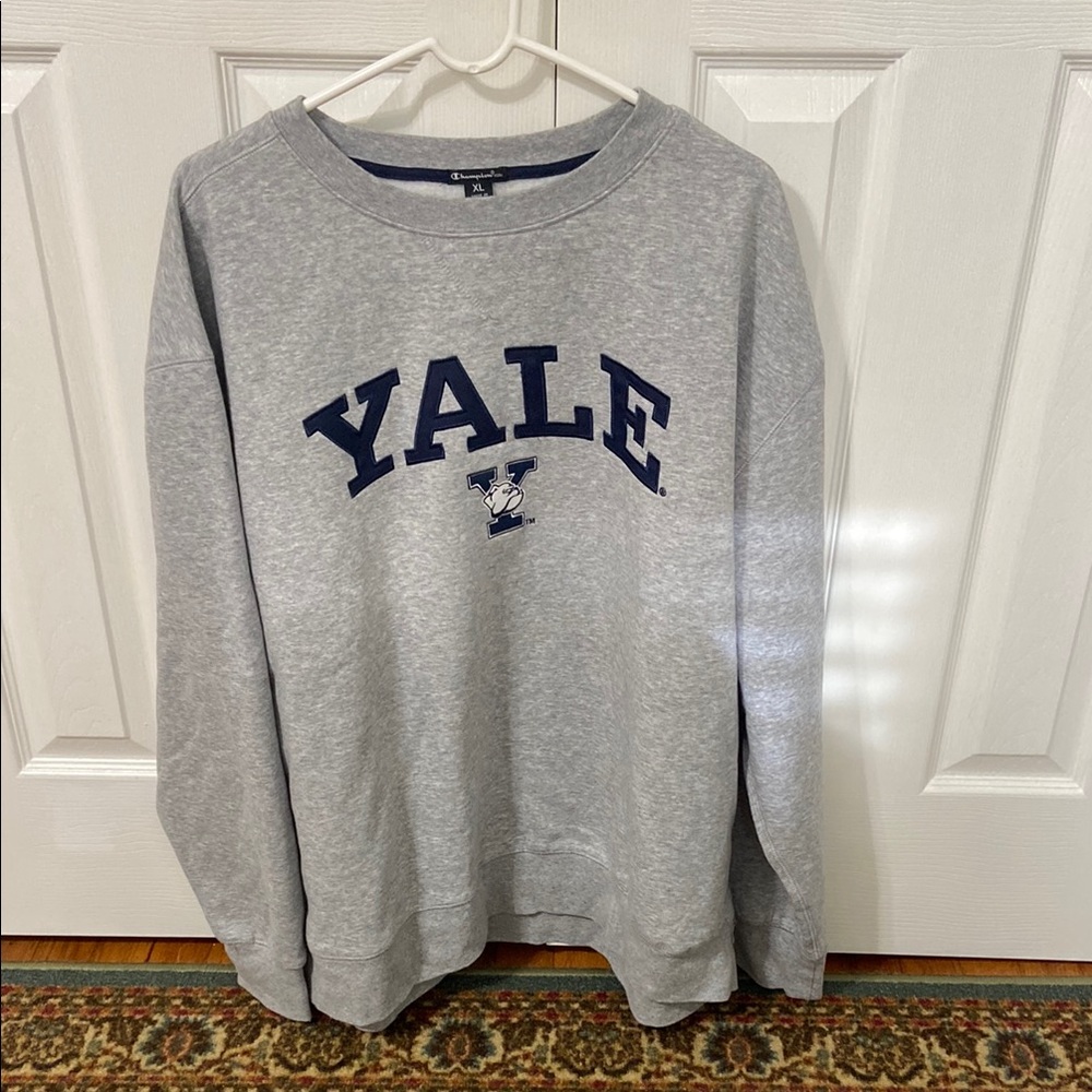 Champion Gray Yale Crewneck Sweatshirt